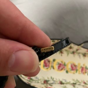 Gucci Metallic Hannelore Detachable platforms